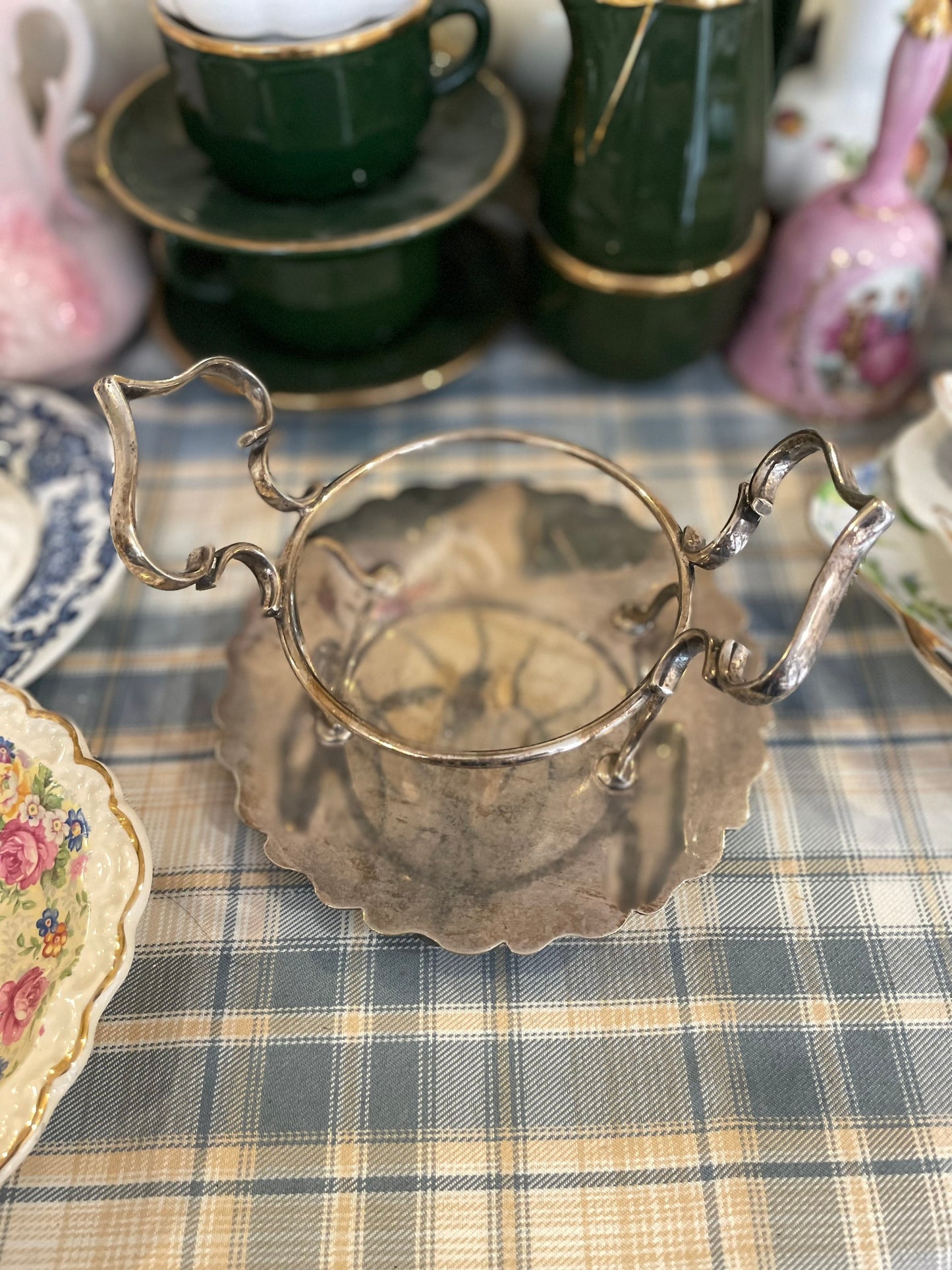 Silver Plated Plate & Plate Warmer - Made in England