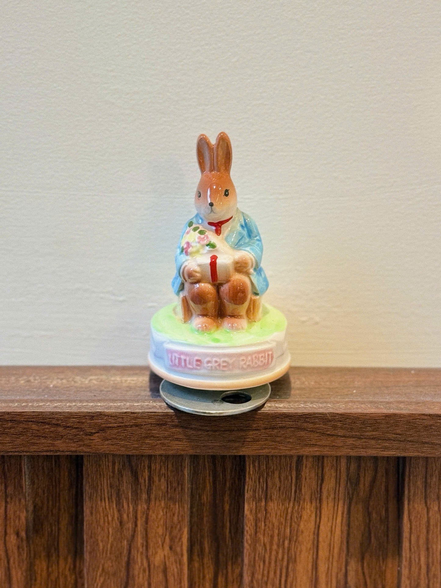 The Hare Ceramic Music Box - The Little Grey Rabbit Series