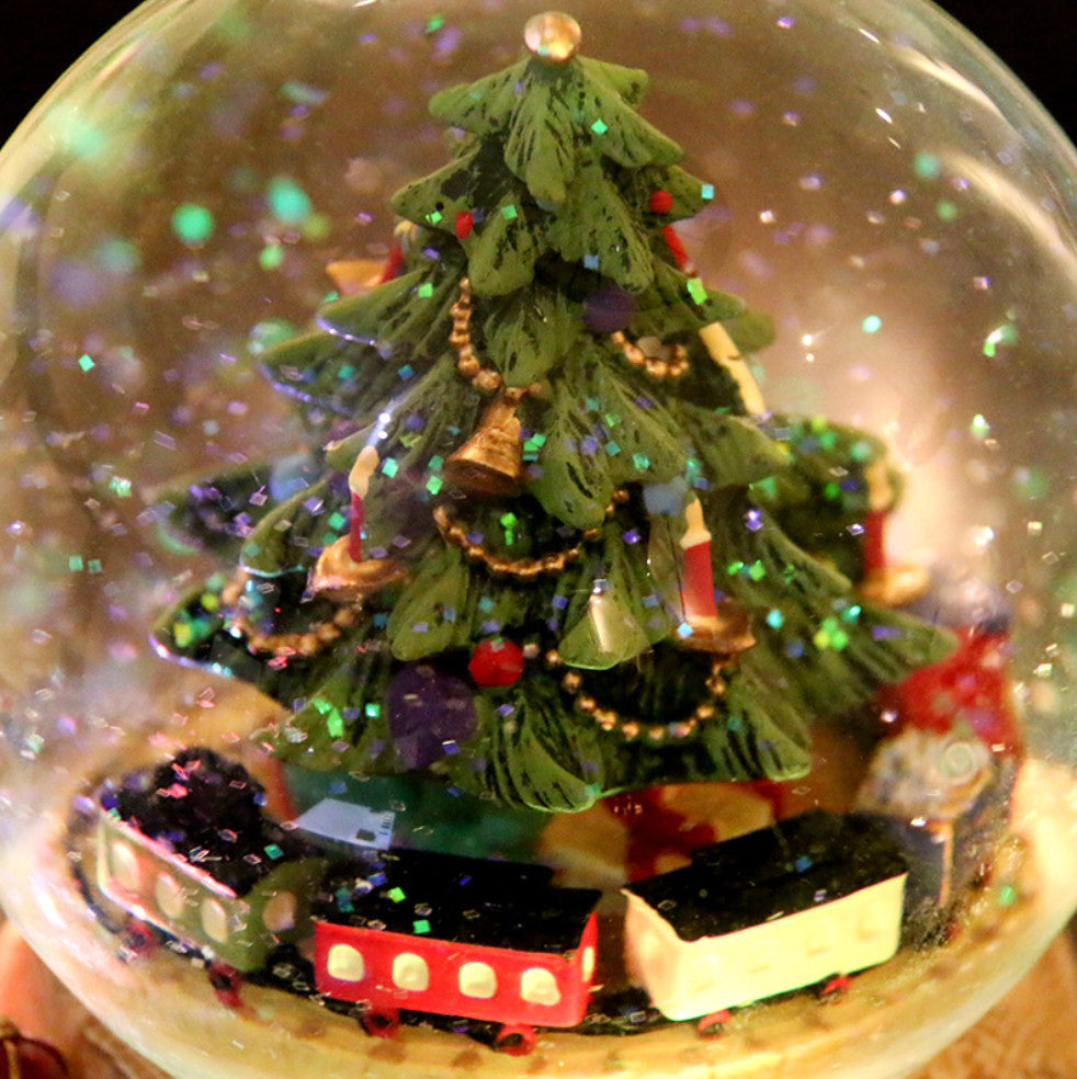 Christmas Snow Globe Music Box