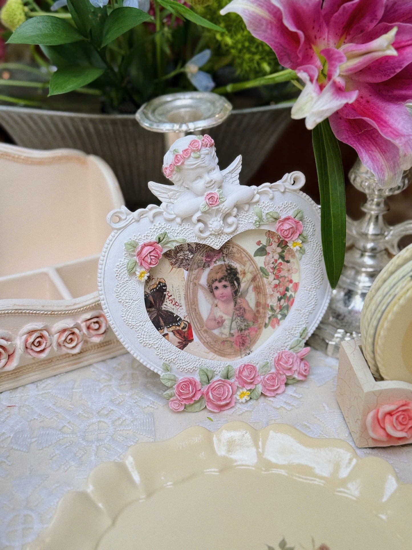 Vintage Heart Shape Frame