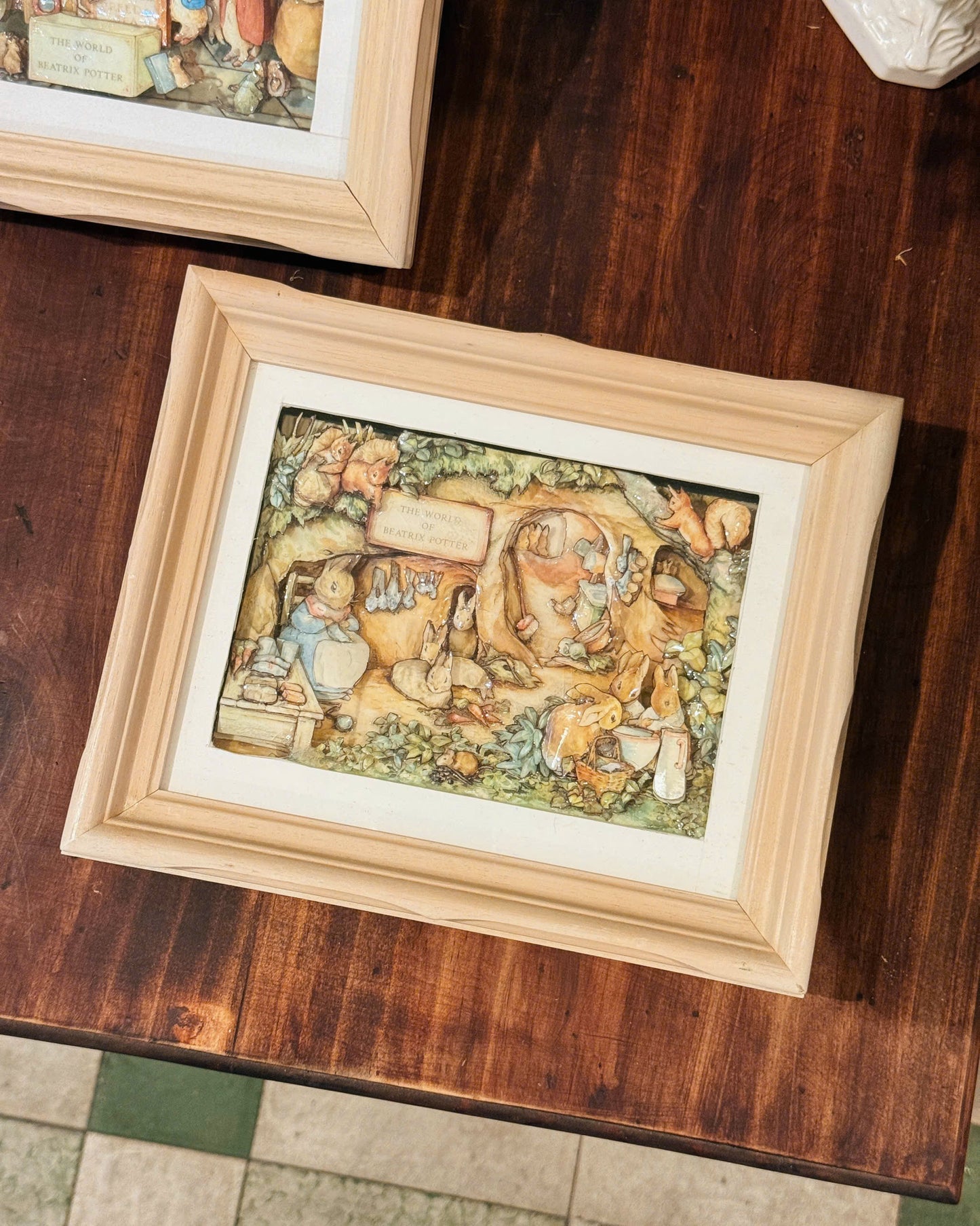 Peter Rabbit Story Relief Frame