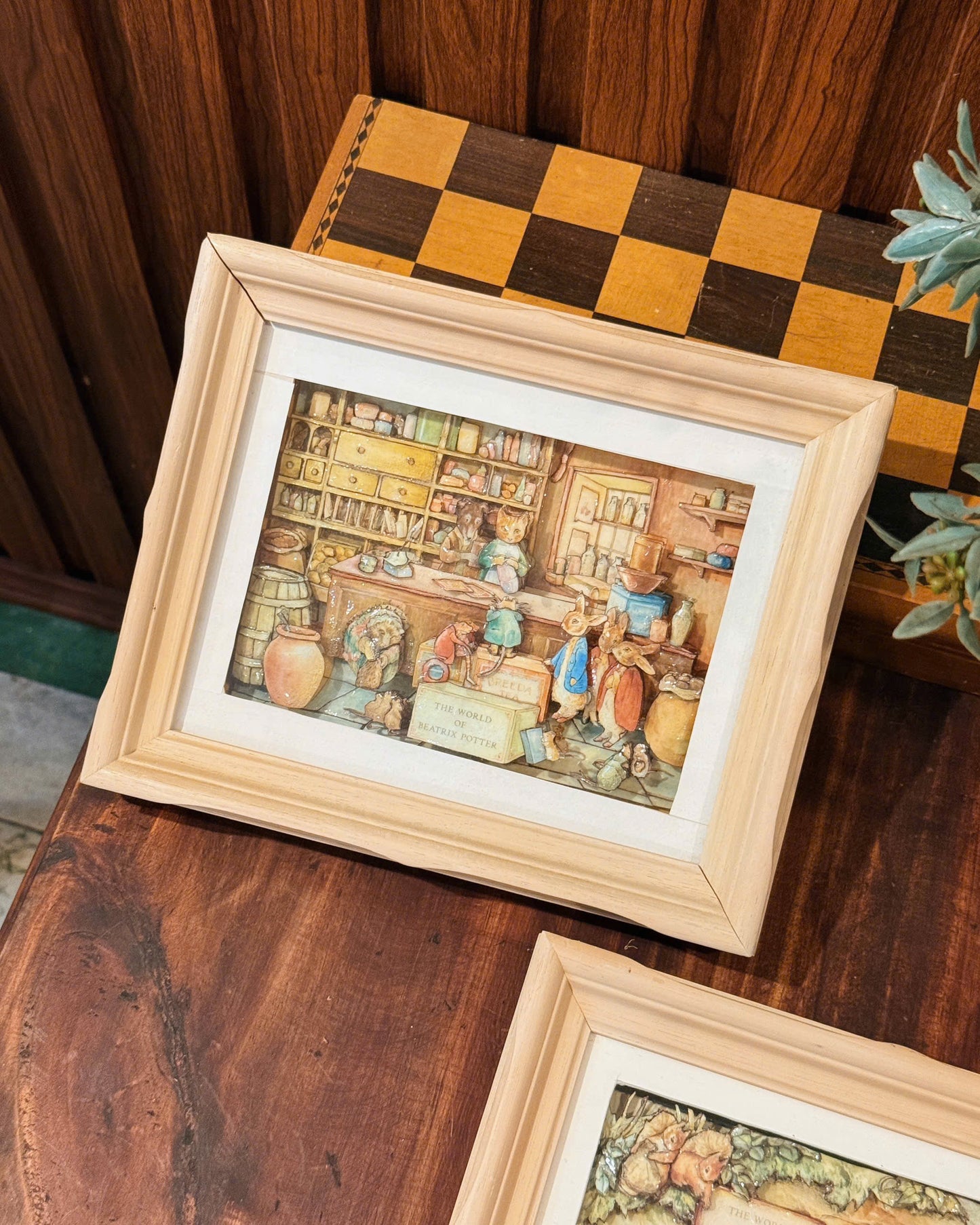 Vintage Beatrix Potter Shop Scene