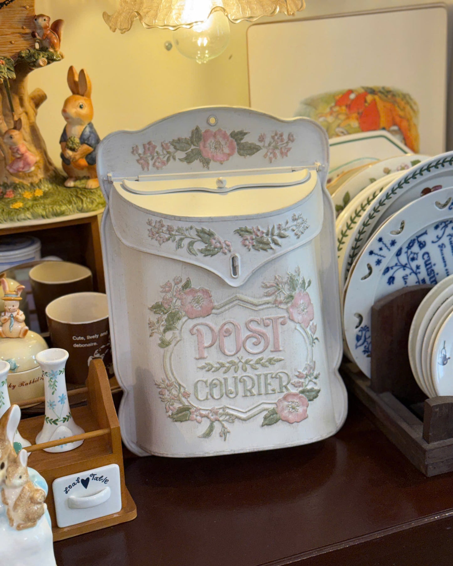Vintage Floral Post Box