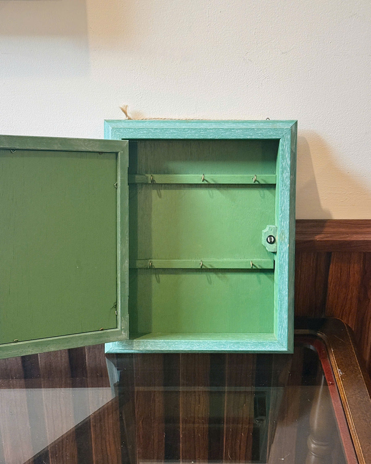 Vintage Botanical Key Cabinet