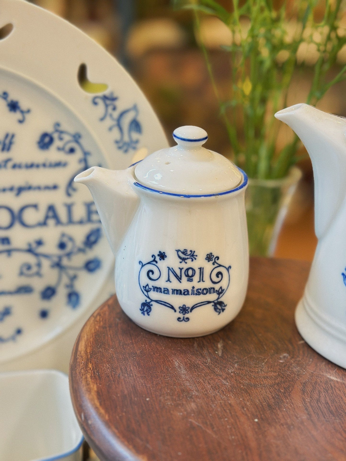 Bộ tách trà Vintage Pháp phong cách cổ điển ✨