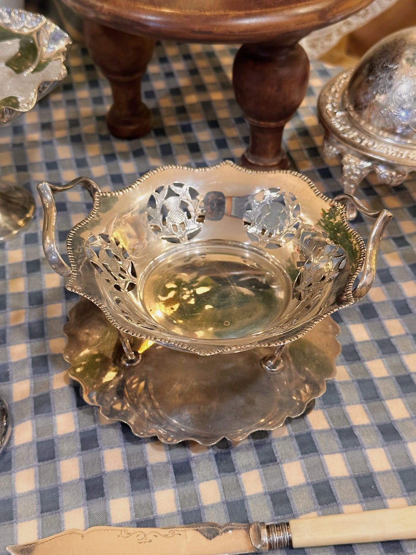 Silver Plated Plate & Plate Warmer - Made in England