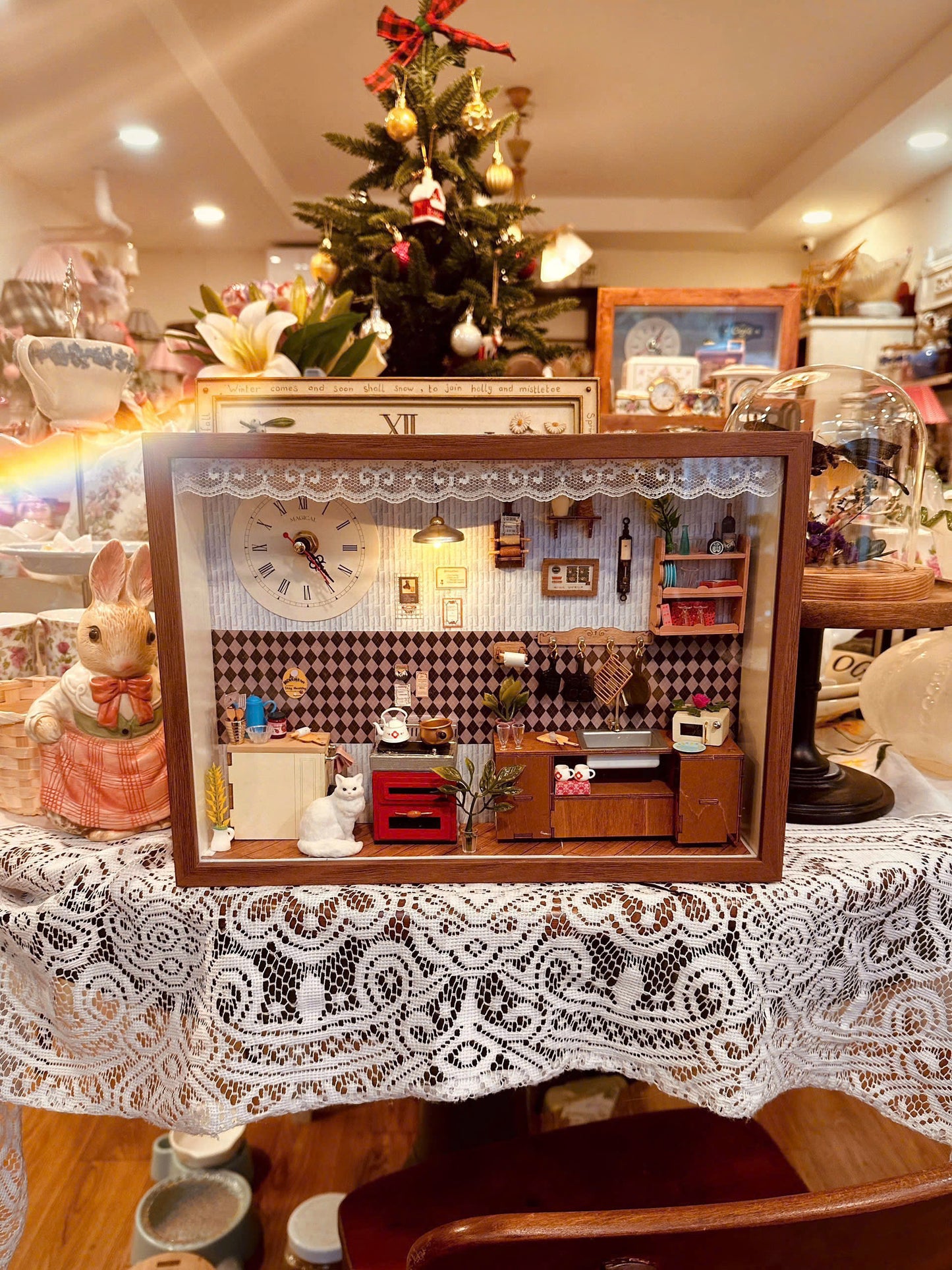 Đồng hồ thủ công Miniature Room Box