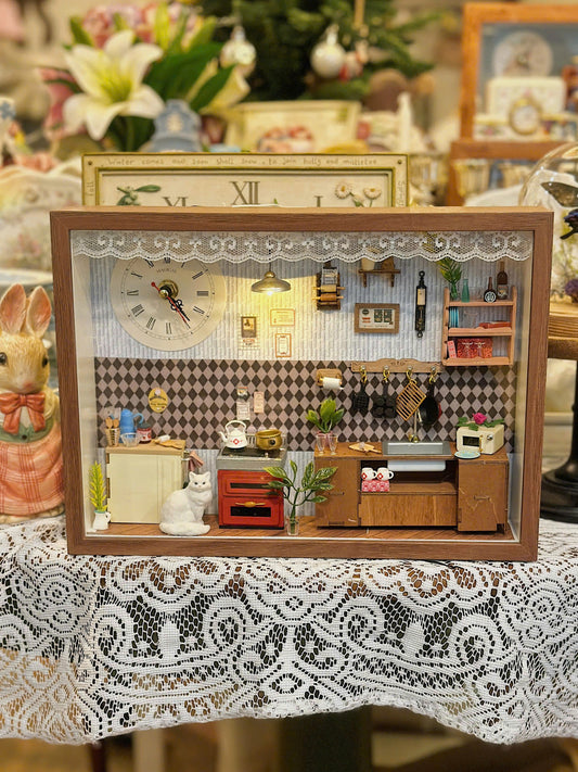 Miniature Room Box - Kitchen