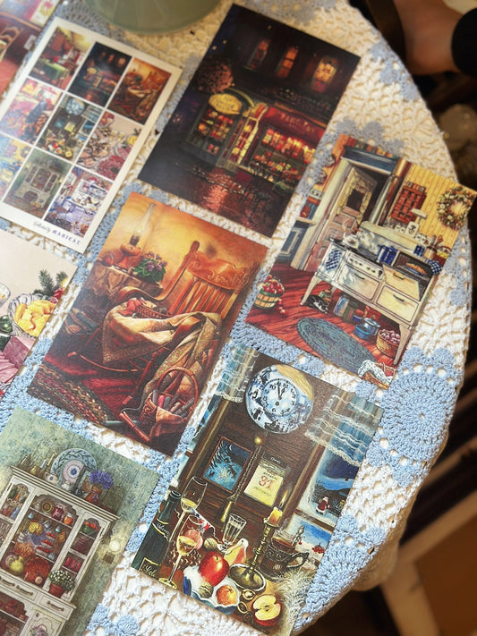 Cozy Cottage Home Postcard