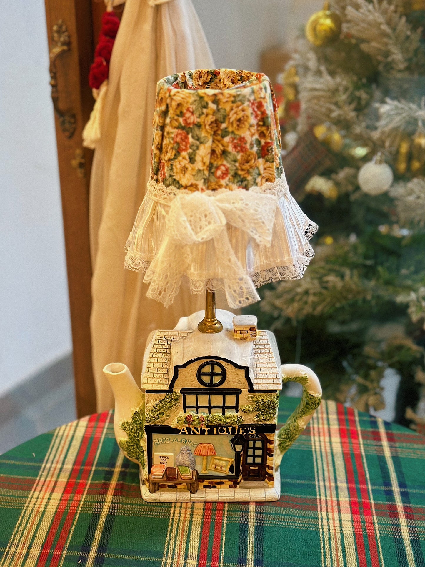 Reworked Antique's Store Tea Pot Lamp