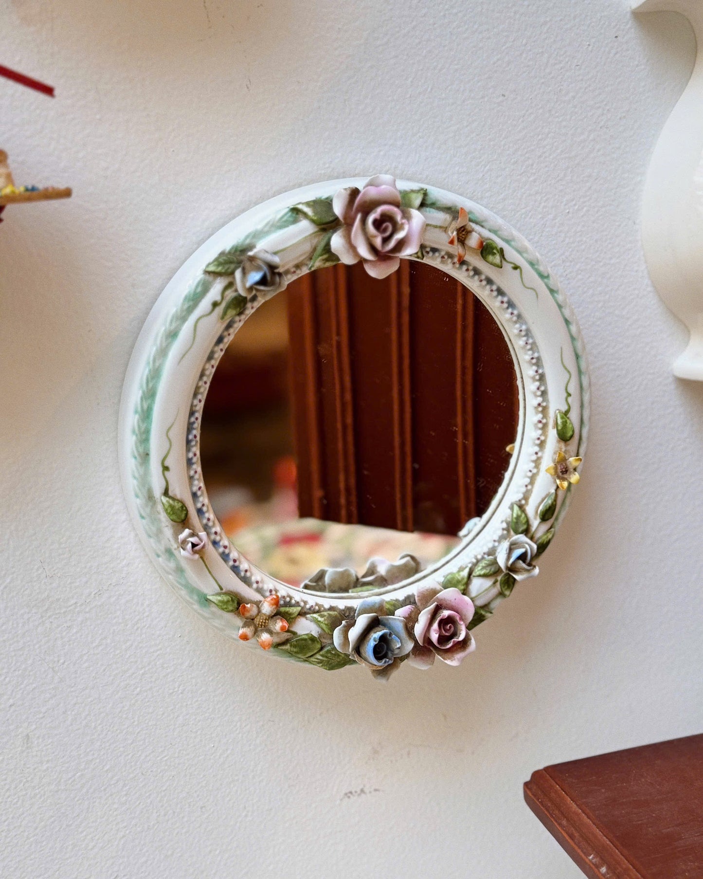 Vintage Ceramic Mirror - Sango Magna China