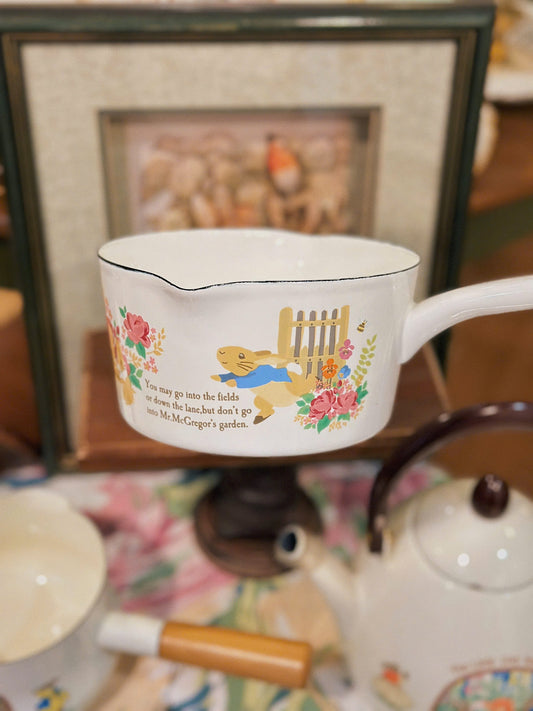 Peter Rabbit Enamel Saucepan - Made in Japan