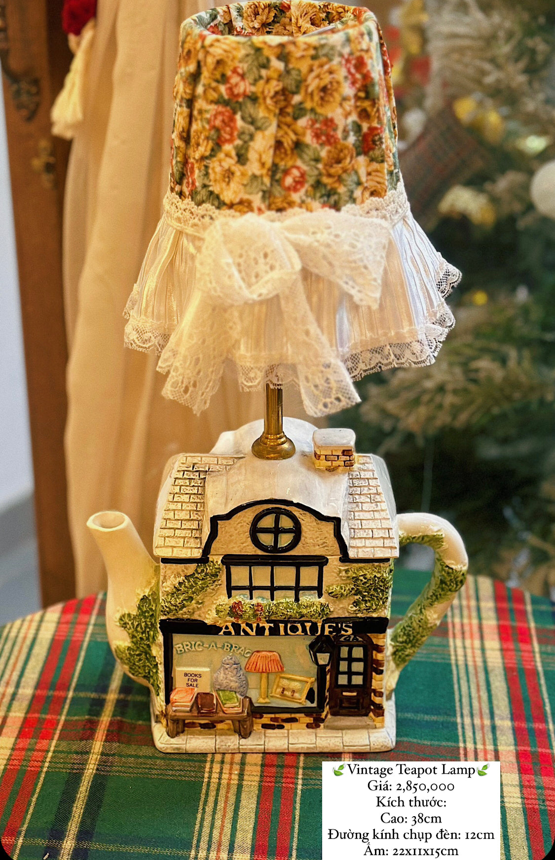 Reworked Antique's Store Tea Pot Lamp