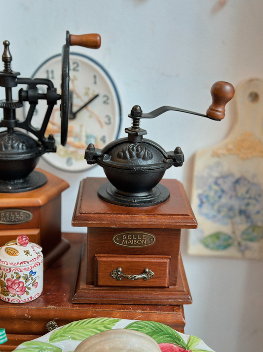 BELLE MAISON Vintage Manual Coffee Bean Grinder