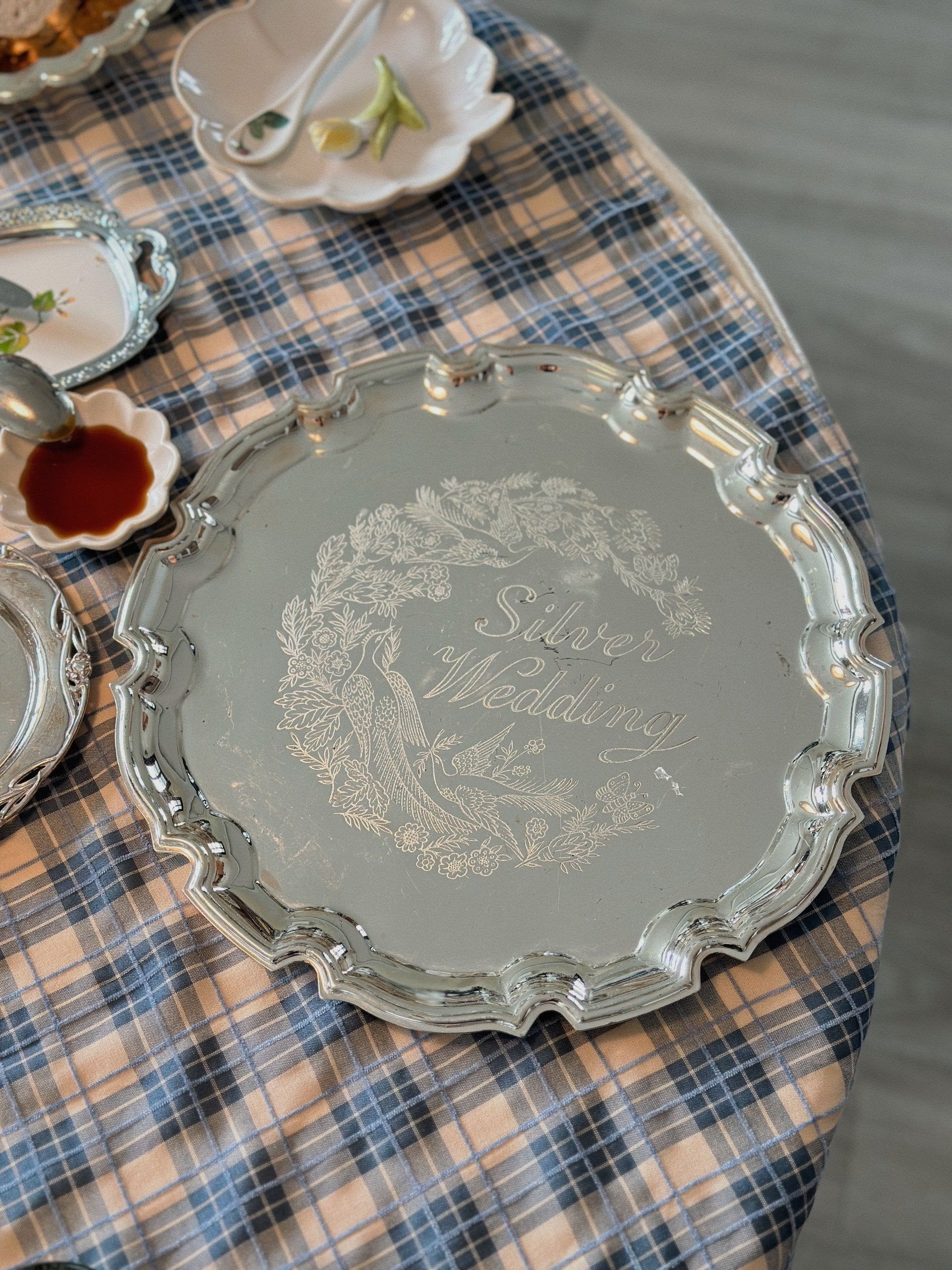 Vintage Silver Plated Tray