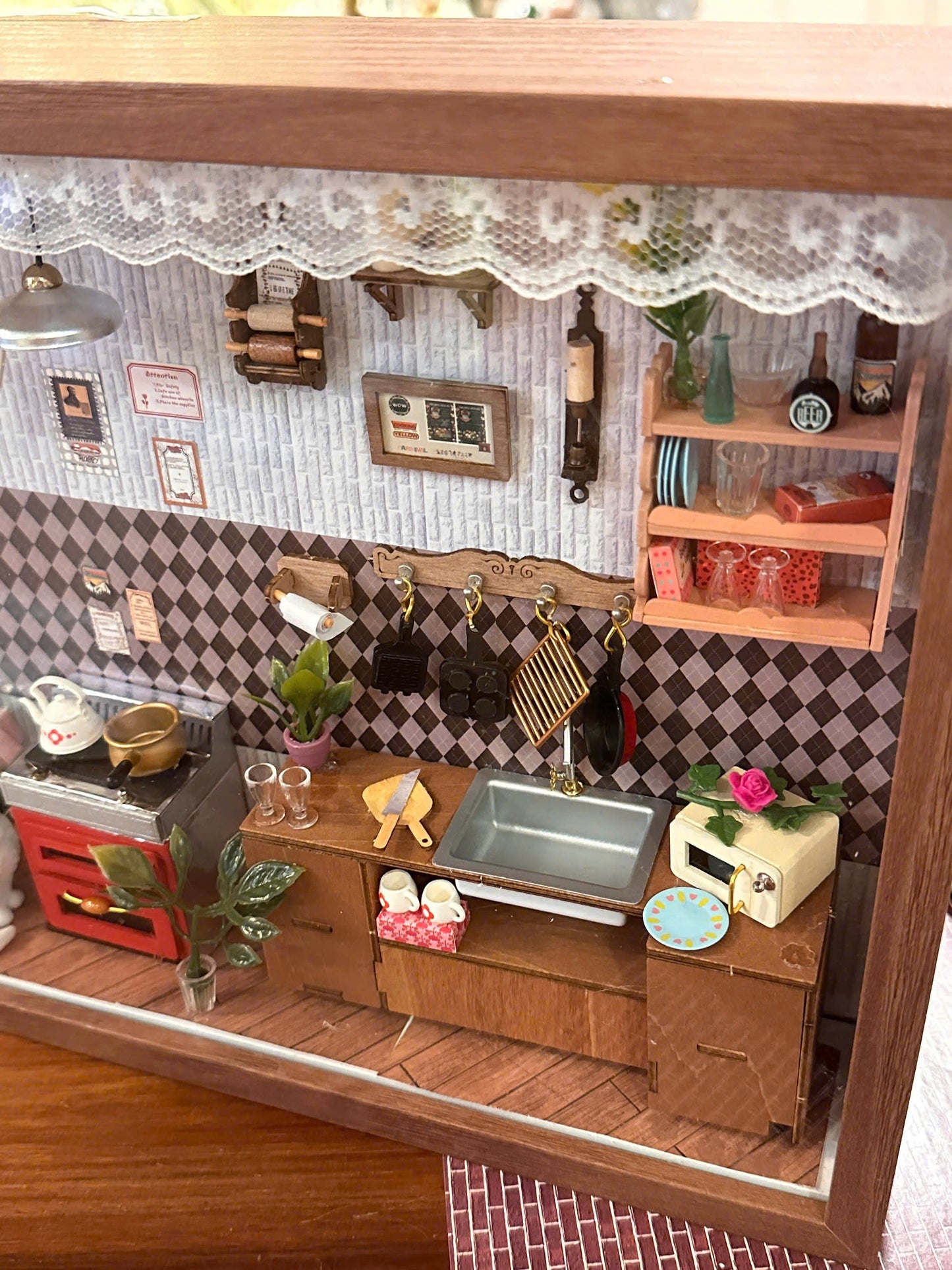 Đồng hồ thủ công Miniature Room Box