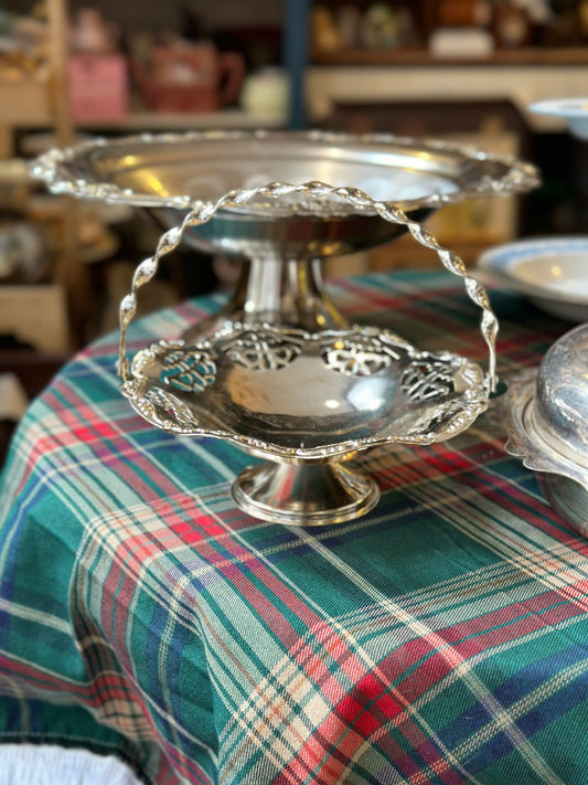 Vintage Stainless Steel Basket