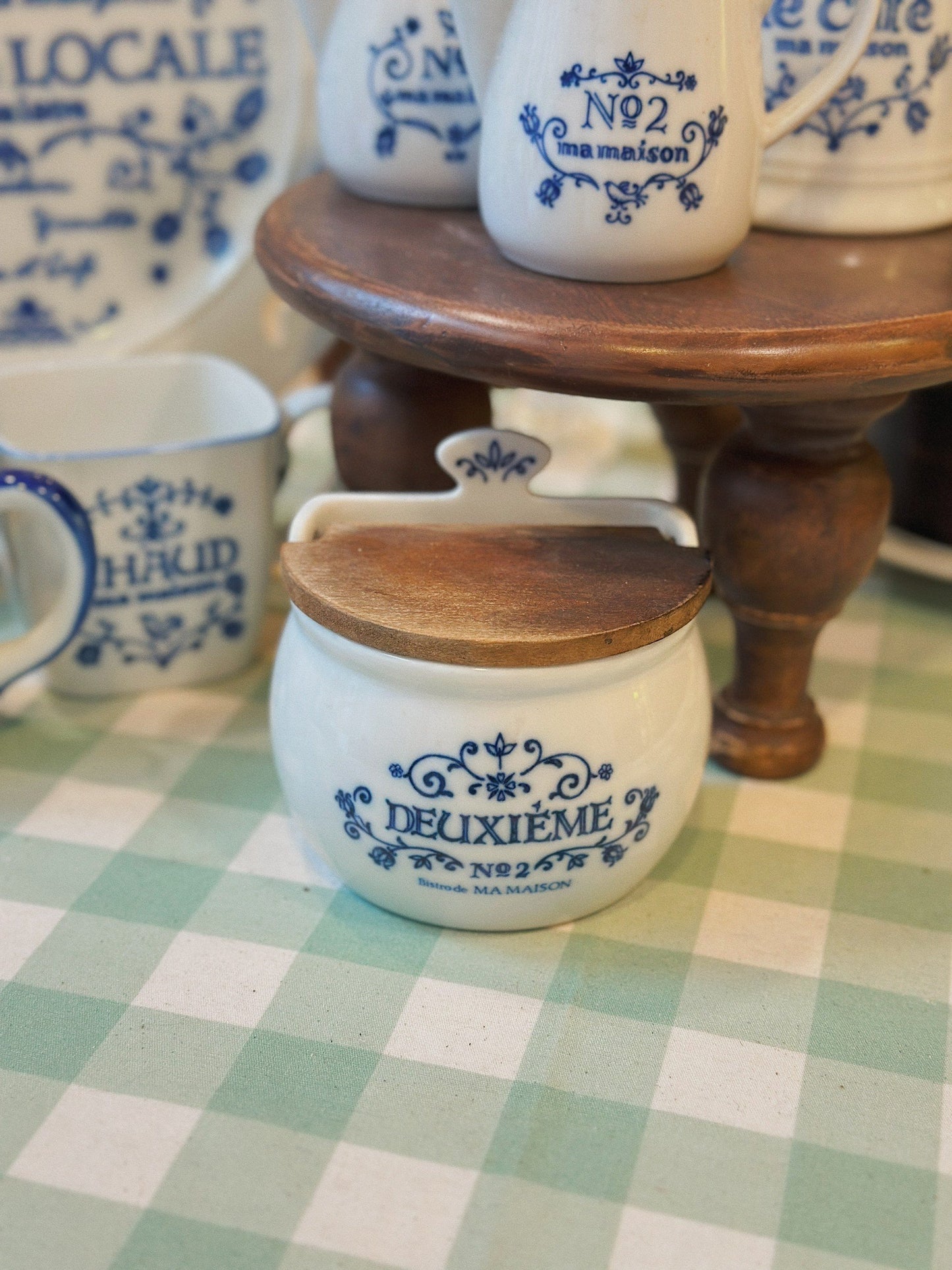 Bộ tách trà Vintage Pháp phong cách cổ điển ✨