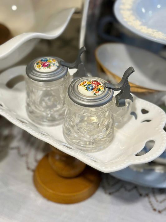 Lovely Flower Pattern Spice Jar