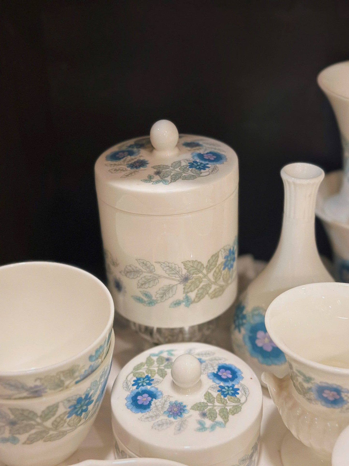 Set đồ sứ họa tiết hoa xanh xinh xắn - WEDGWOOD CLEMENTINE