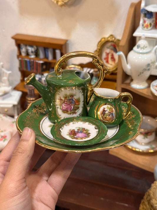 Miniature Limoges Porcelaine Set