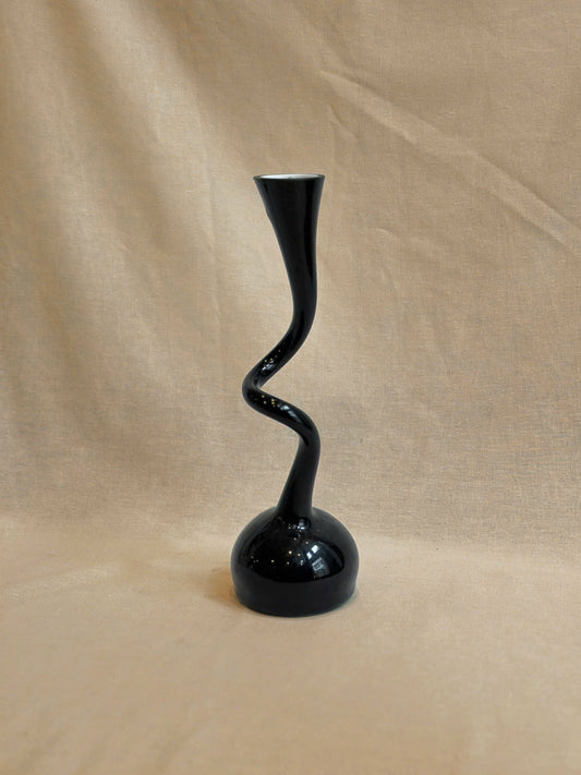 Minimalist Black Grass Swing Vase - Scandianvian Art