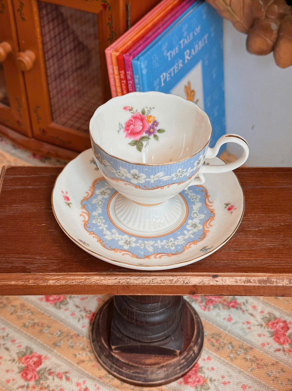 Rose Pattern Tea Set - Momoyama