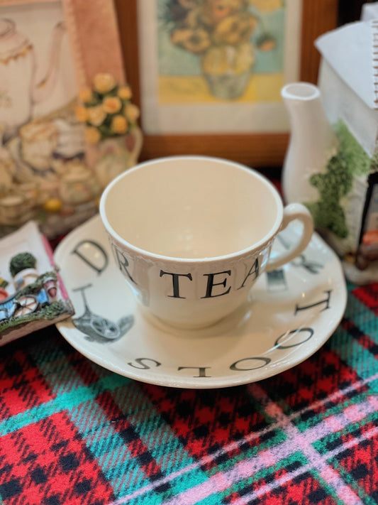 Down Tools Medium Size - Wood & Sons Tea Cup & Saucer✨