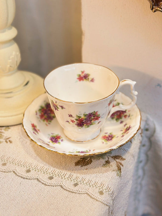 Royal Albert Violetta Tea Cup & Saucer