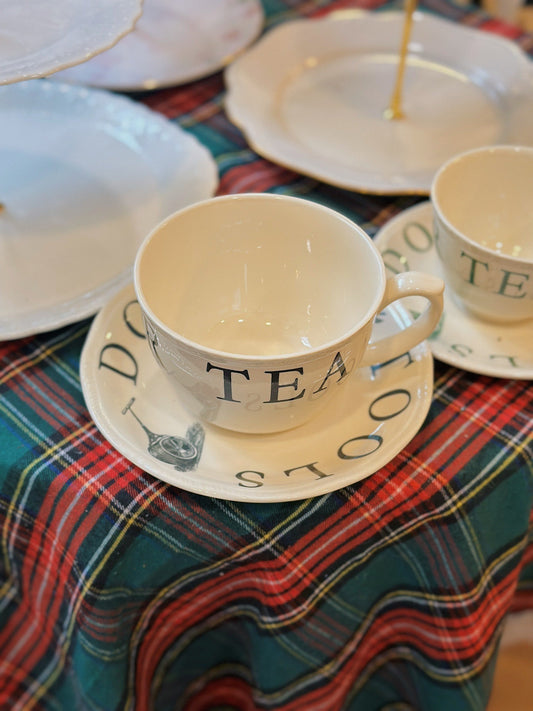 Down Tools Large Size - Wood & Sons Tea Cup & Saucer✨