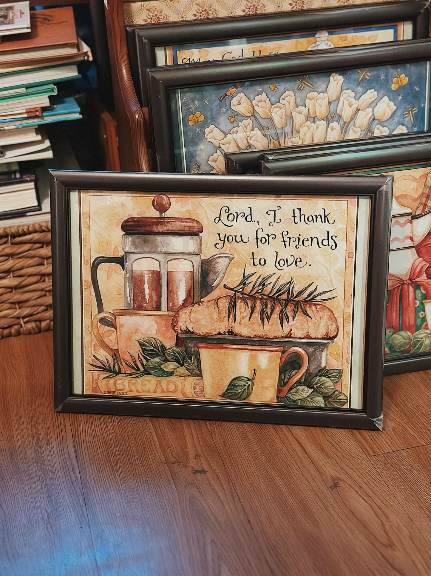 Dark Wooden Frame