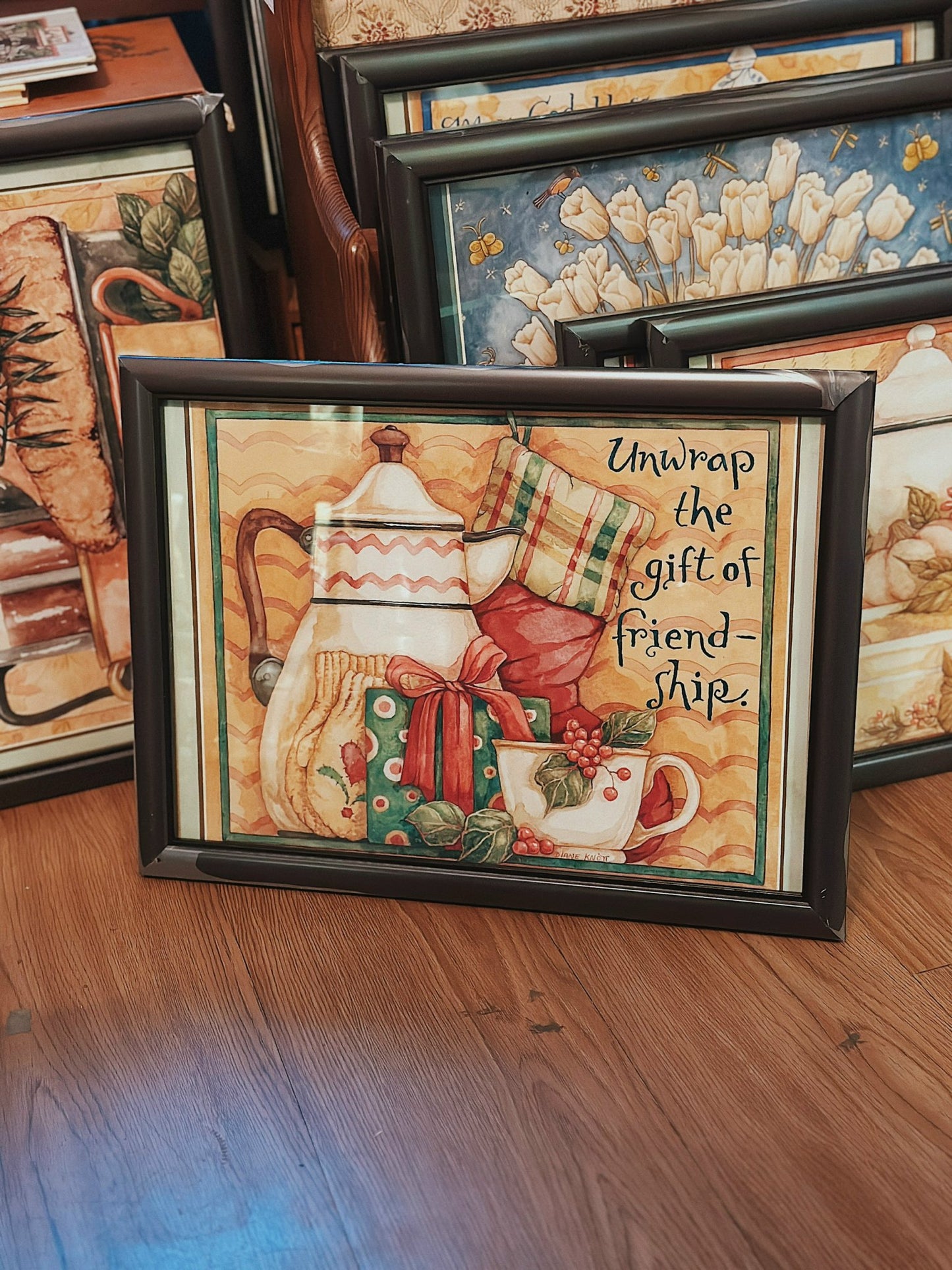 Dark Wooden Frame