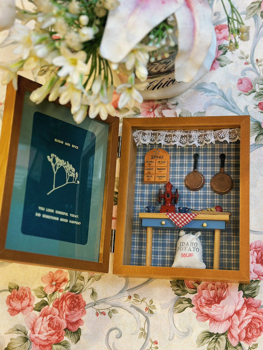 Miniature room box - Sugar and Spice