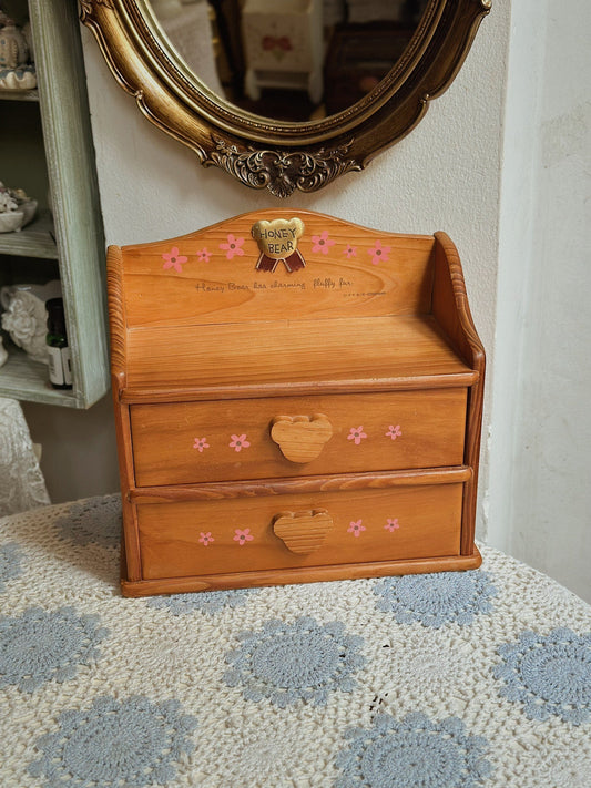 Classic 2-drawer Wooden Jewelry Cabinet ✨