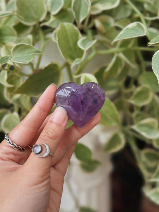 Heart Shaped Amethyst