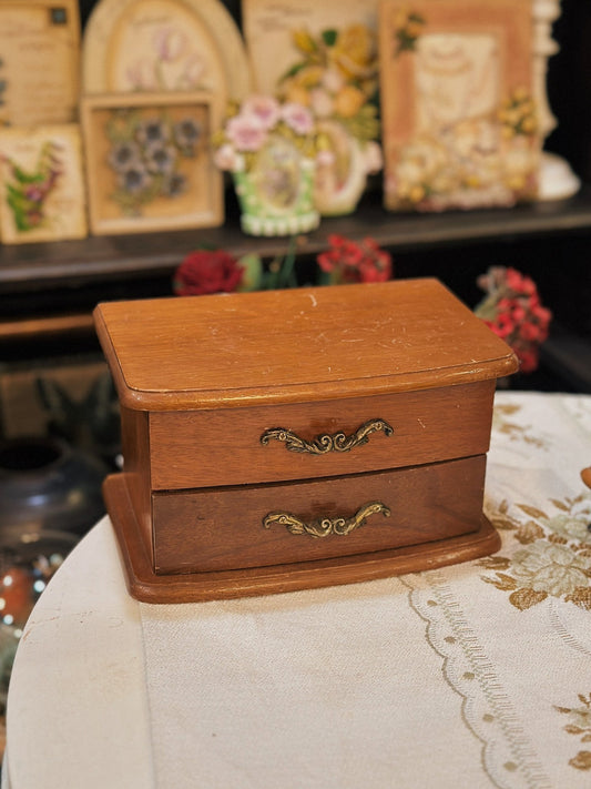 Noble wooden jewelry cabinet