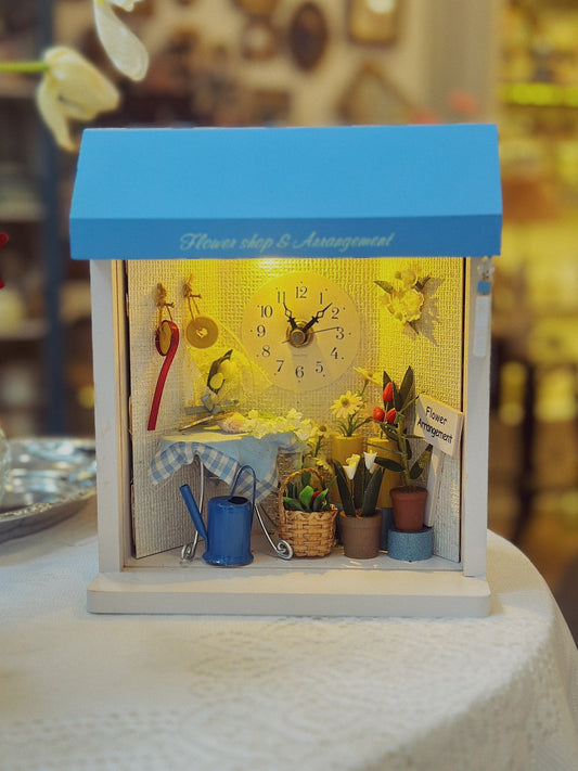 Miniature Room Box - Flowers Shop