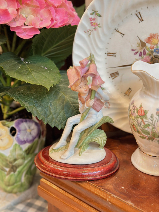 Ceramic Flower Fairy Statue ✨