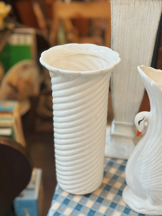 Classic White Vase