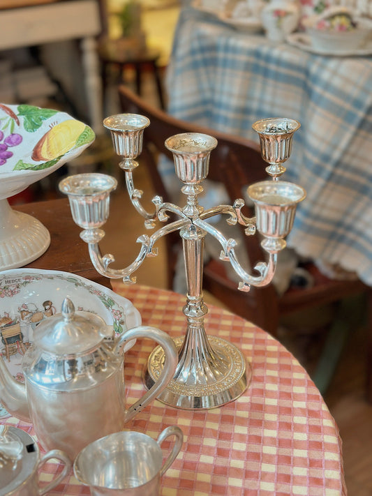 Vintage England 5-Arm Candle Holder