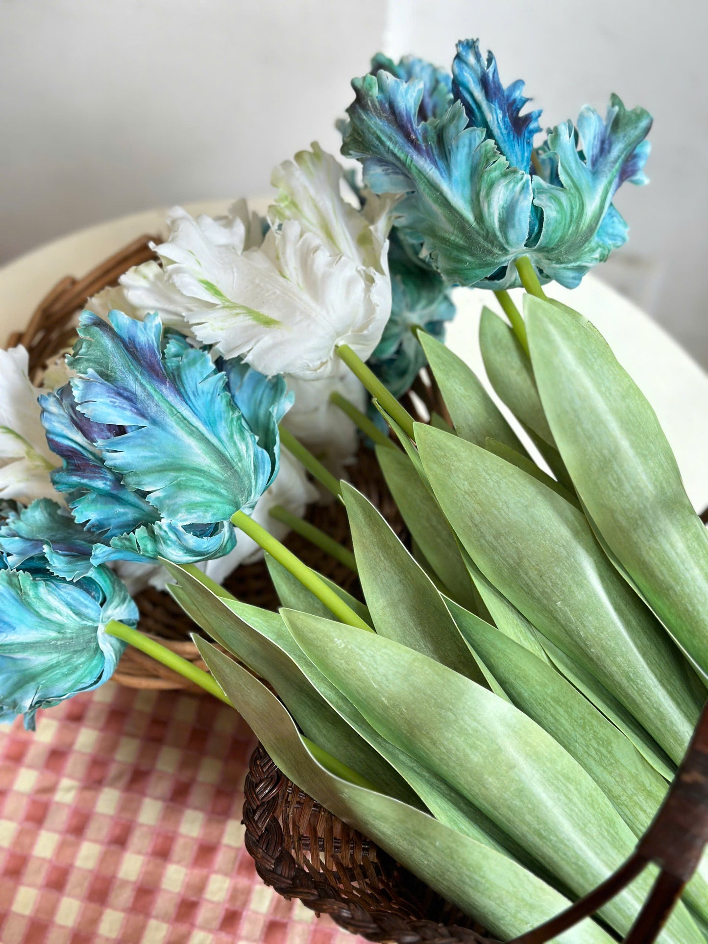 Hoa Parrot Tulip giả sang trọng
