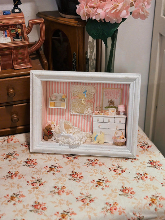 Miniature Roombox- baby room