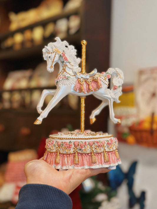 Carousel Horse Music Box