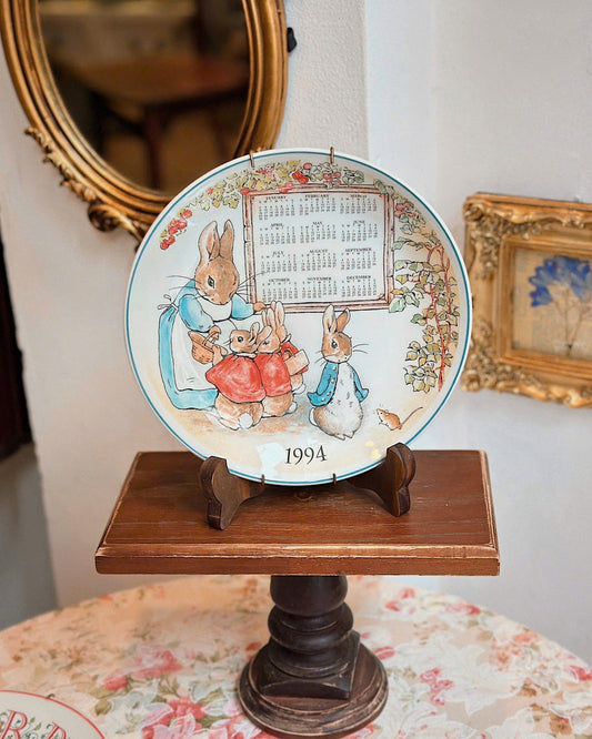 Peter Rabbit 1994 Calendar - Wedgwood Plate