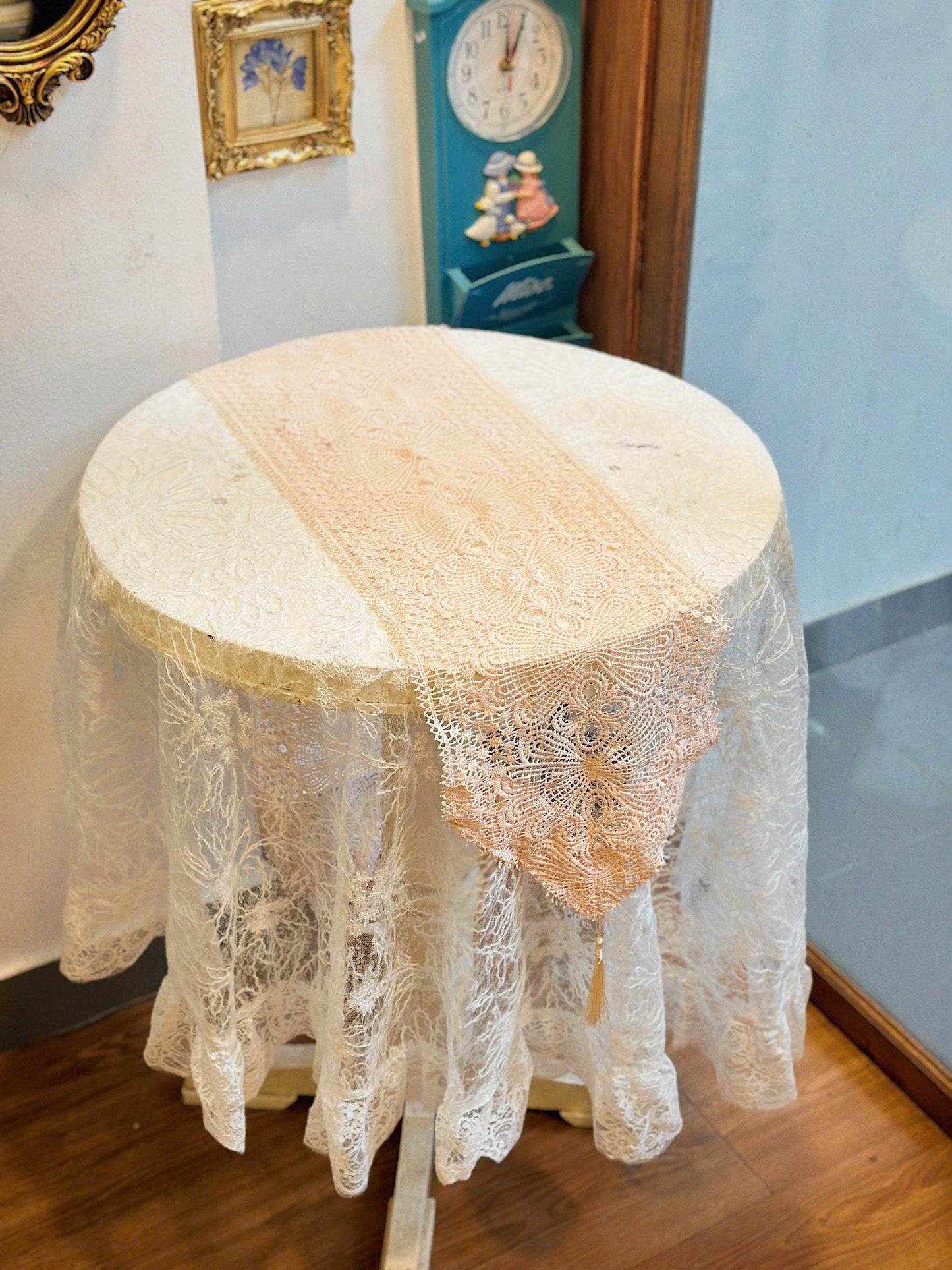 Runner len đan tay xinh xắn