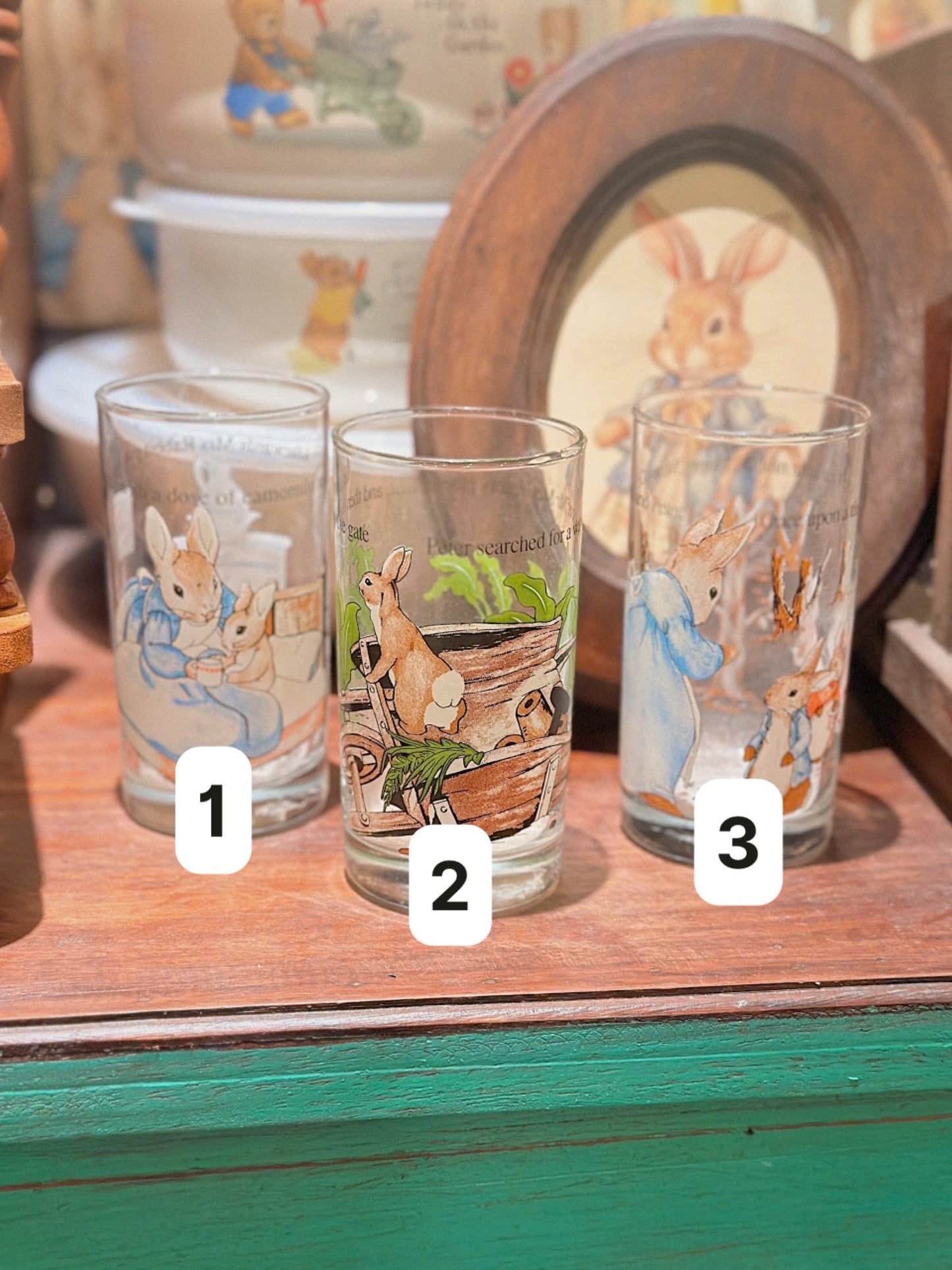 Cốc thủy tinh Peter Rabbit