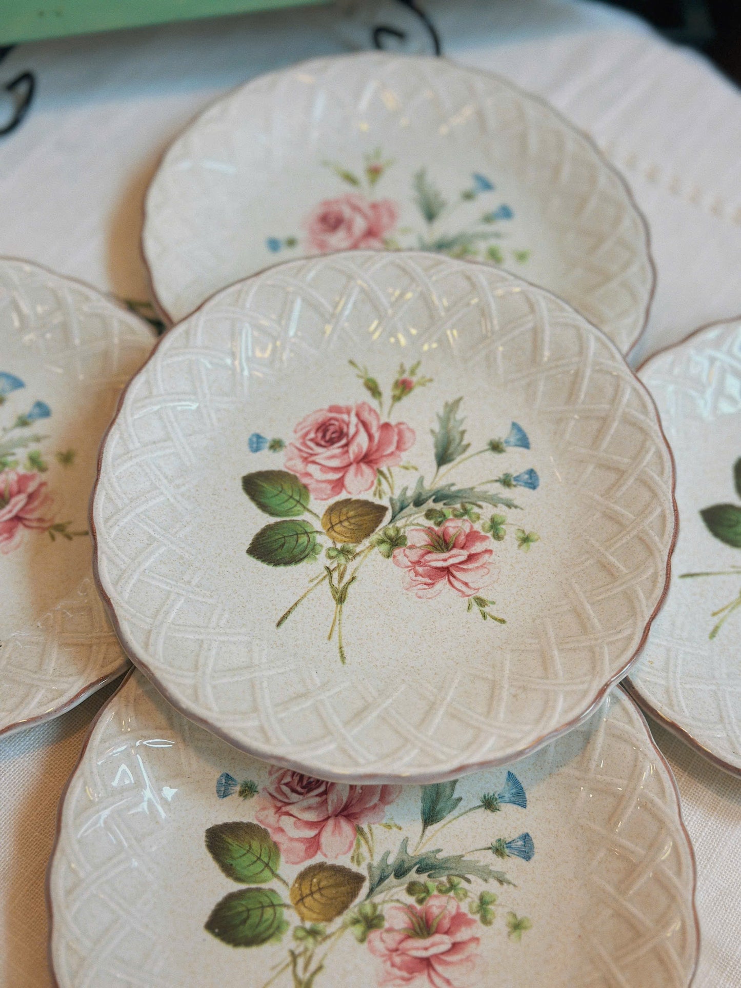 Moring Rose Cake Plate - Mikasa Laurel Japan