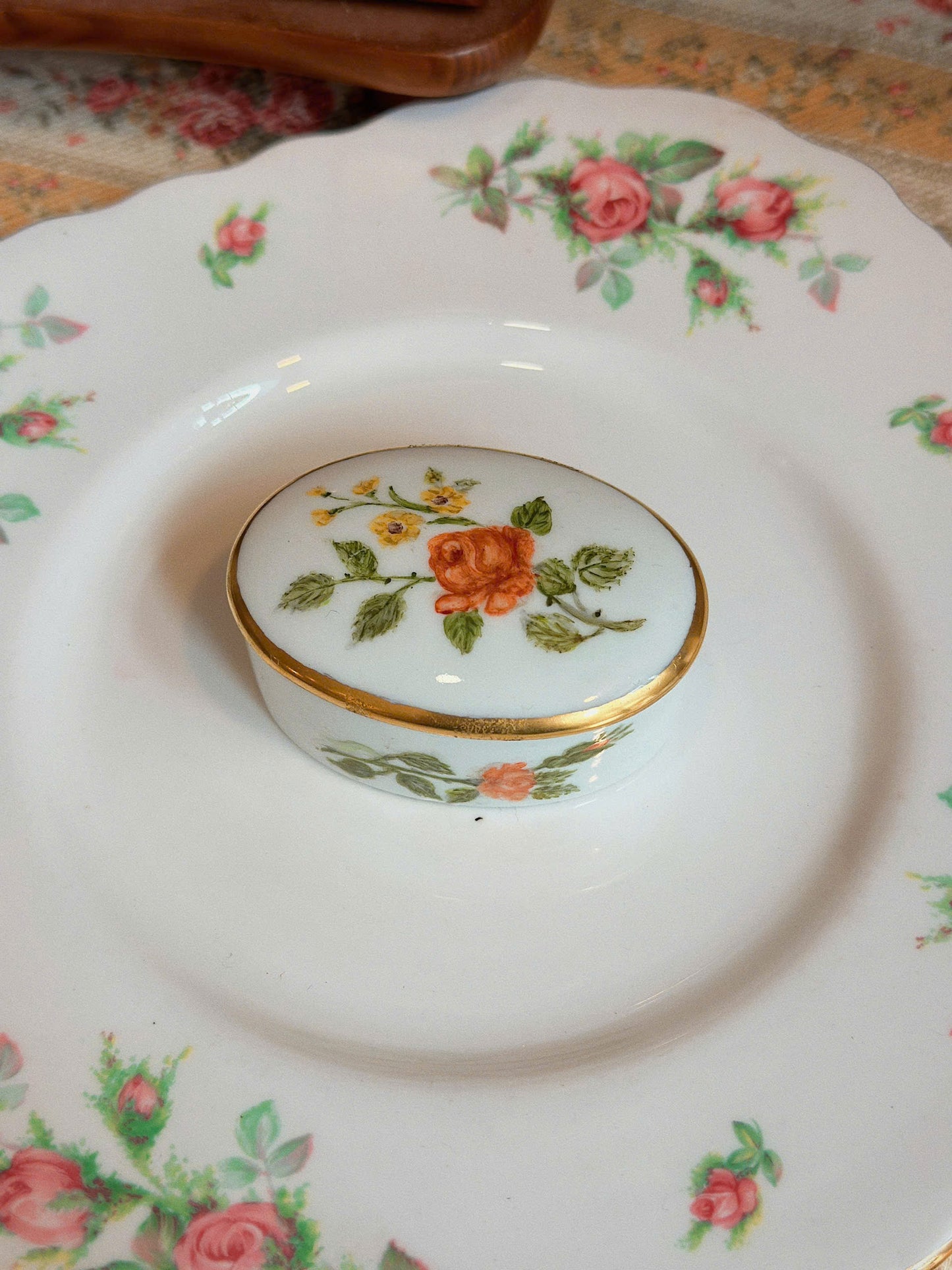 Hand painted jewely box