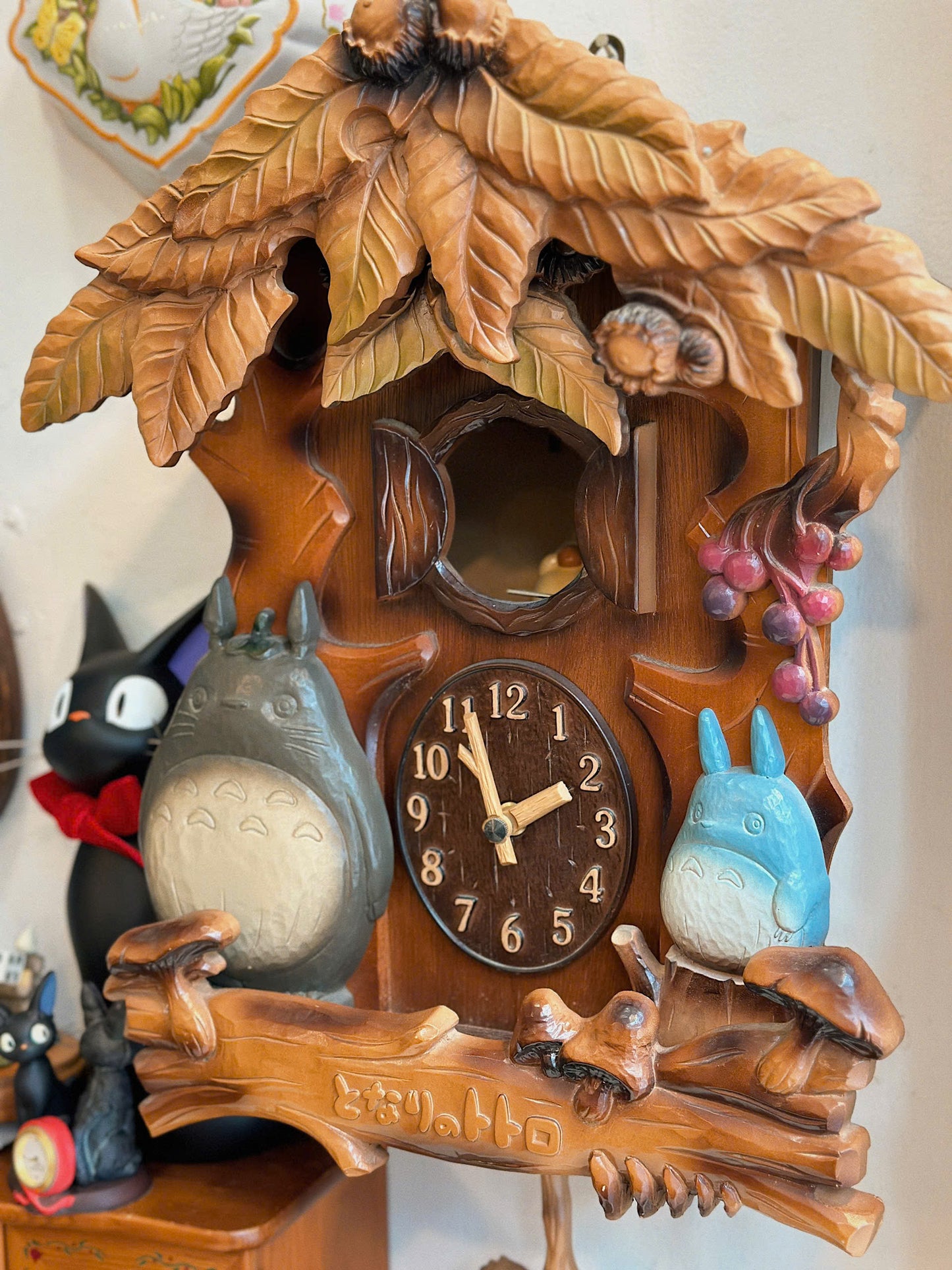 My Neighbor Totoro Cuckoo Wooden Clock