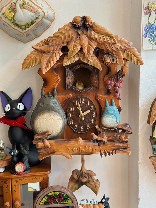 My Neighbor Totoro Cuckoo Wooden Clock